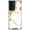 White Scattered Marble Galaxy S21 Ultra 5G Clear Case